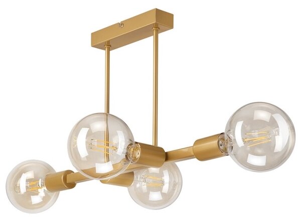 Lampadario su palo ASTRID 4xE27/60W/230V oro