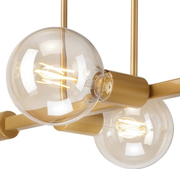 Lampadario su palo ASTRID 4xE27/60W/230V oro