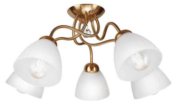 Lampadario a plafone MIRANDA 1xE27/60W/230V oro