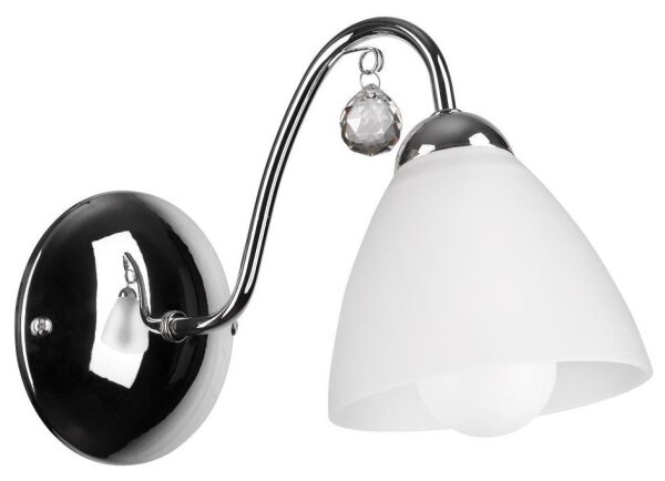 Lampada da parete MIRANDA 1xE27/60W/230V cromo lucido