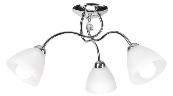 Lampadario a plafone MIRANDA 3xE27/60W/230V cromo lucido