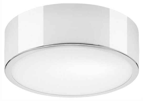 Plafoniera DANTE 1xE27/60W/230V diametro 26 cm cromo lucido