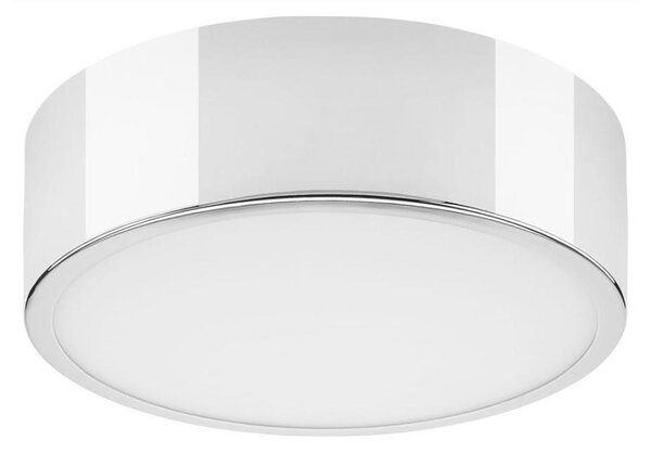 Plafoniera DANTE 1xE27/60W/230V diametro 26 cm cromo lucido