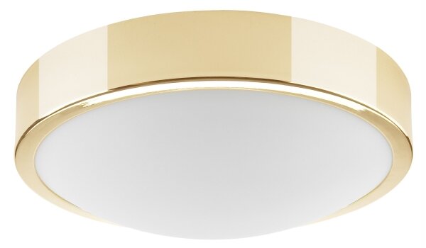 Plafoniera JONAS 1xE27/60W/230V diametro 26 cm oro