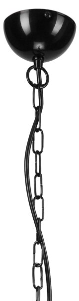 Lampadario a sospensione con catena TIFFY 5xG9/5W/230V nero