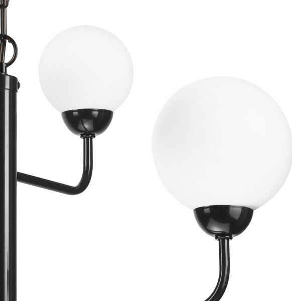 Lampadario a sospensione con catena OSCAR 4xG9/5W/230V nero