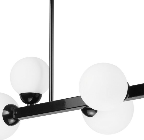 Lampadario on a pole ASTRO 6xG9/5W/230V nero