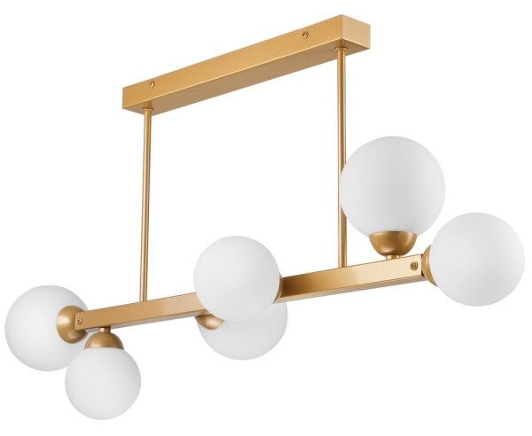 Lampadario on a pole ASTRO 6xG9/5W/230V oro