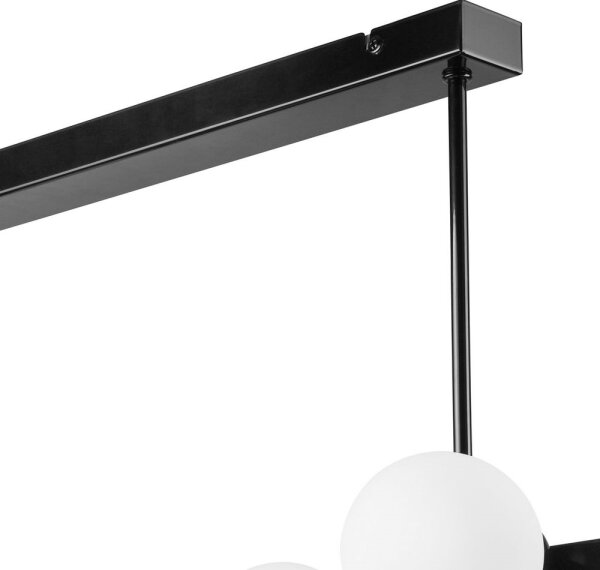 Lampadario on a pole ASTRO 8xG9/5W/230V nero
