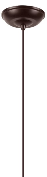 Lampadario LED a sospensione con filo NOEL MINI 1xE27/60W/230V marrone