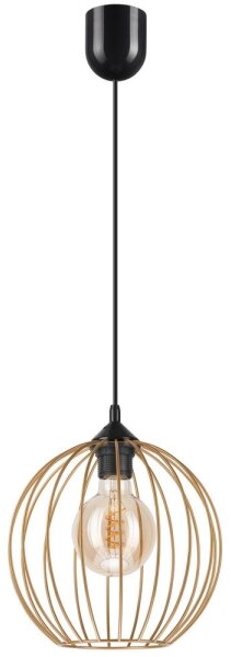 Lampadario a sospensione con filo ZOYA 1xE27/60W/230V ottone