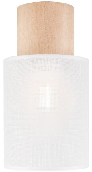 Plafoniera ARI 1xE27/60W/230V d. 16 cm bianco