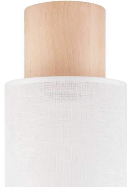 Plafoniera ARI 1xE27/60W/230V d. 16 cm bianco