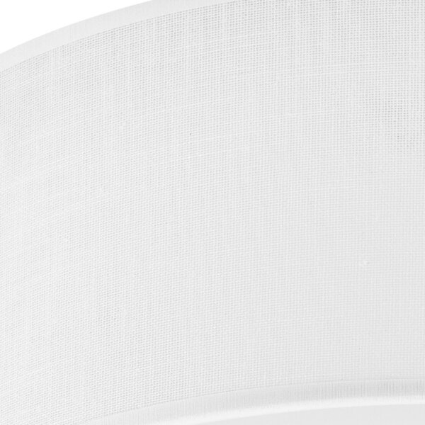 Plafoniera SIRJA 1xE27/60W/230V diametro 35 cm bianco