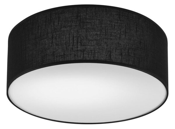 Plafoniera SIRJA 1xE27/60W/230V diametro 35 cm nero
