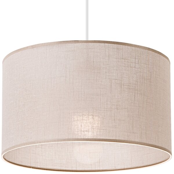 Lampadario a sospensione con filo SIRJA 1xE27/60W/230V beige