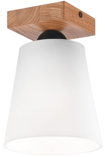 Lampadario a plafone LULA 1xE27/60W/230V quercia
