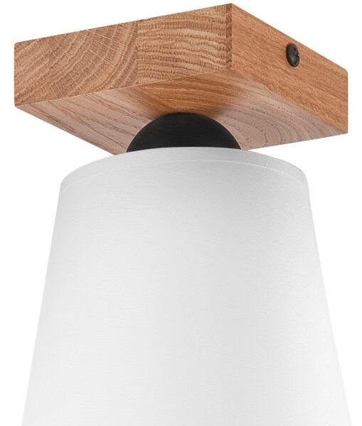 Lampadario a plafone LULA 1xE27/60W/230V quercia