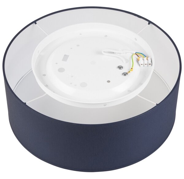 Plafoniera SIRJA PASTEL 1xE27/60W/230V diametro 35 cm blu scuro