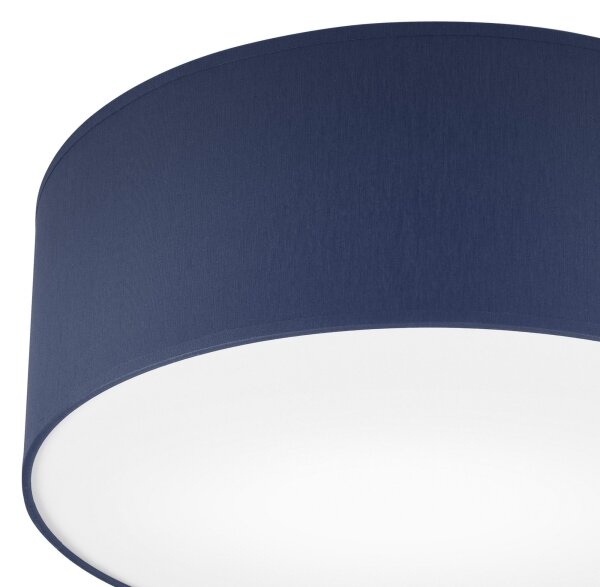 Plafoniera SIRJA PASTEL 1xE27/60W/230V diametro 35 cm blu scuro