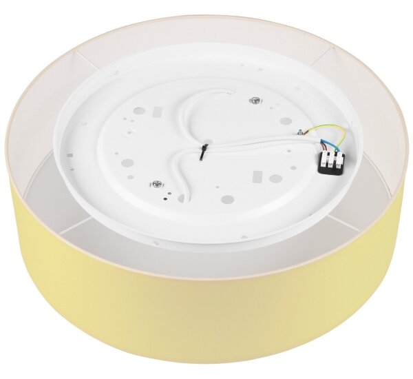 Plafoniera SIRJA PASTEL DOUBLE 4xE27/15W/230V diametro 45 cm giallo