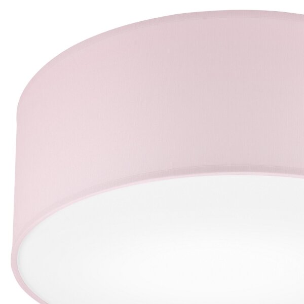 Plafoniera SIRJA PASTEL 1xE27/60W/230V diametro 35 cm rosa