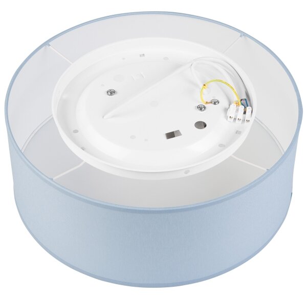 Plafoniera SIRJA PASTEL DOUBLE 2xE27/15W/230V diametro 35 cm blu