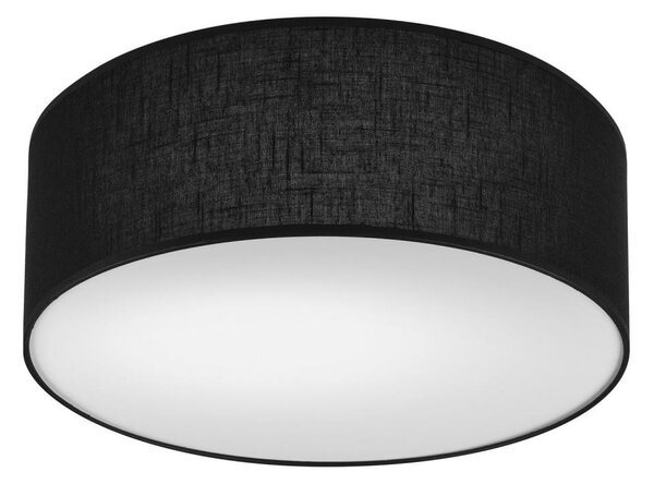 Plafoniera SIRJA DOUBLE 2xE27/15W/230V diametro 35 cm nero