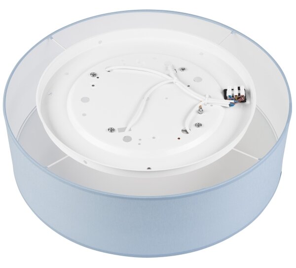 Plafoniera SIRJA PASTEL DOUBLE 4xE27/15W/230V diametro 45 cm blu