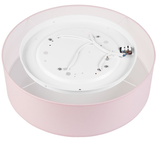 Plafoniera SIRJA PASTEL DOUBLE 4xE27/15W/230V diametro 45 cm rosa
