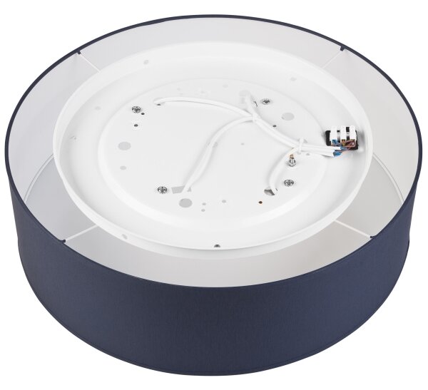 Plafoniera SIRJA PASTEL DOUBLE 4xE27/15W/230V diametro 45 cm blu scuro