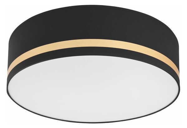 Plafoniera SIRJA STRIPE 4xE27/15W/230V diametro 45 cm nero