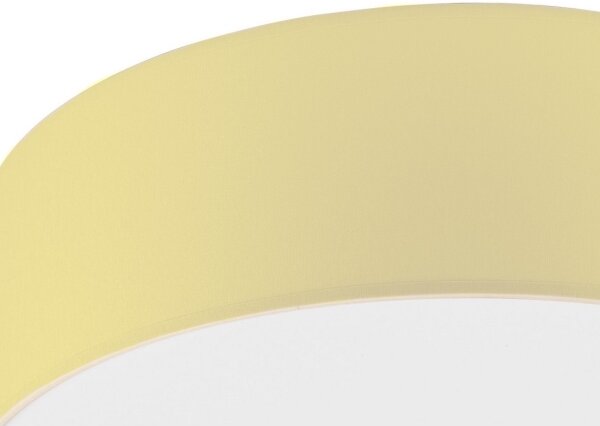 Plafoniera SIRJA PASTEL DOUBLE 4xE27/15W/230V diametro 45 cm giallo