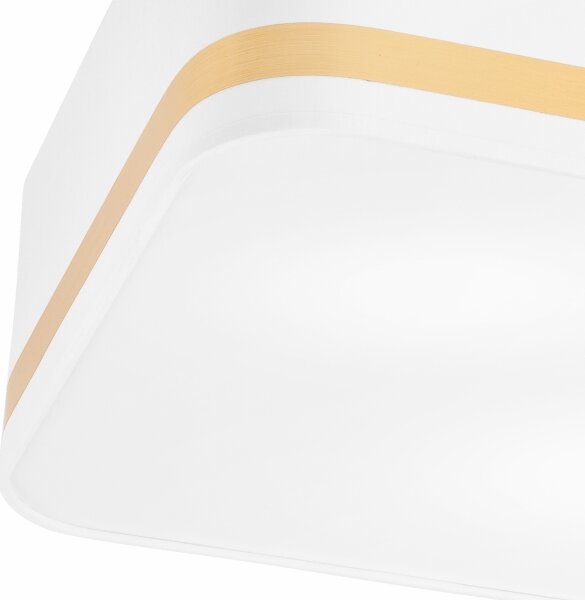 Plafoniera SIRJA SQUARE 2xE27/60W/230V 35x35 cm bianco