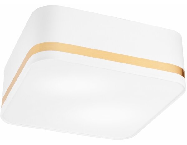 Plafoniera SIRJA SQUARE 2xE27/60W/230V 35x35 cm bianco