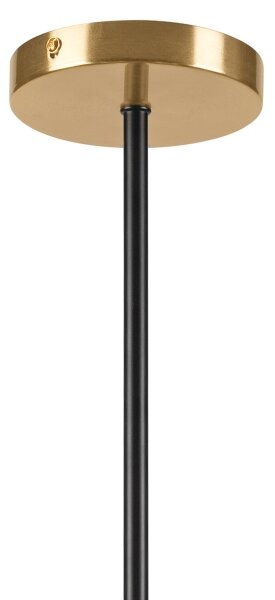 Lampadario a sospensione con supporto rigido GEORGIA 5xG9/5W/230V oro/fumé beige