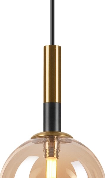 Lampadario a sospensione con filo ROLLO 1xG9/5W/230V oro/fumé beige