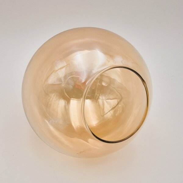 Lampadario a sospensione con supporto rigido LILOU 4xE14/5W/230V oro/nero/fumé beige