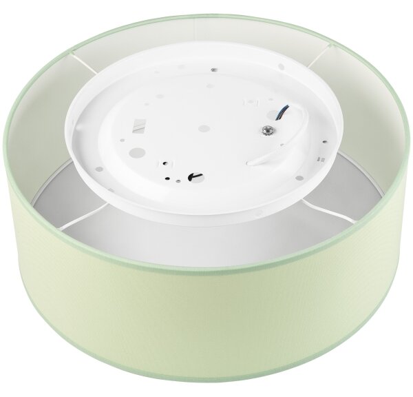 Plafoniera SIRJA PASTEL 1xE27/60W/230V diametro 35 cm verde