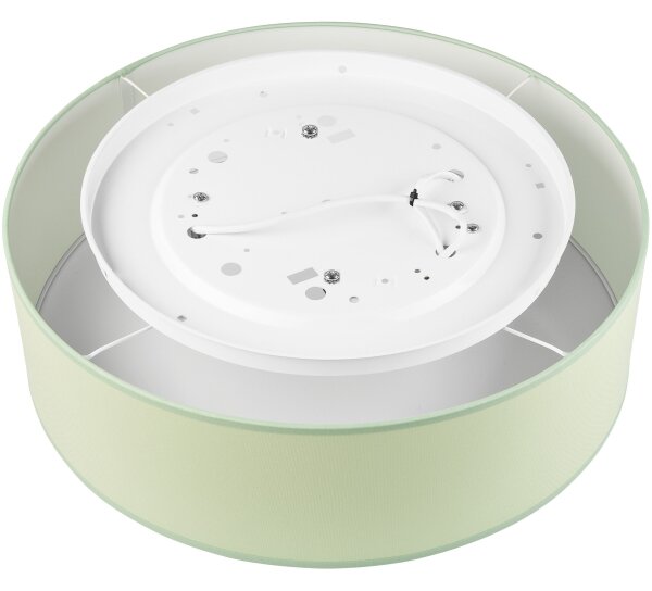 Plafoniera SIRJA PASTEL DOUBLE 4xE27/15W/230V diametro 45 cm verde