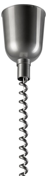 Lampadario a scomparsa CHIARA 1xE27/60W/230V argento/rovere