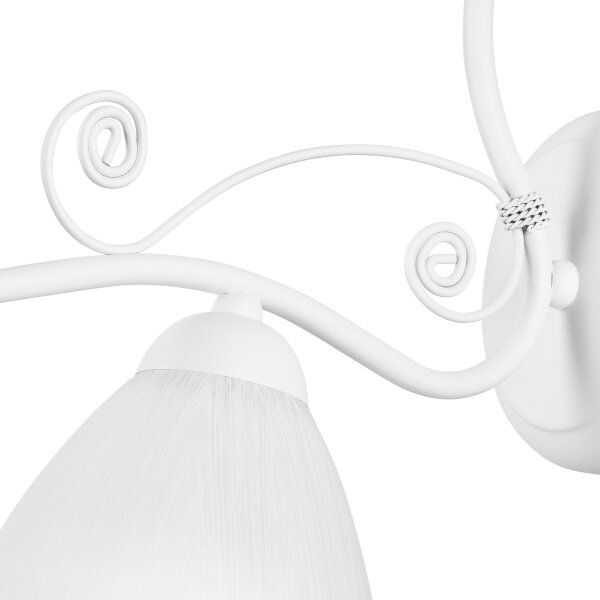 Applique RETRO II 1xE27/60W/230V bianco