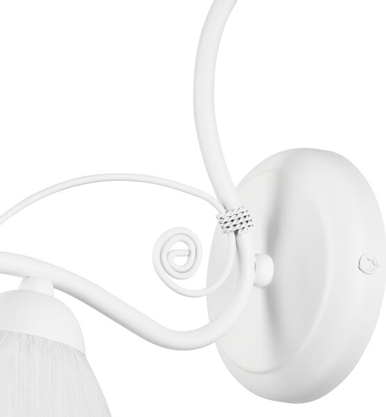 Applique RETRO II 1xE27/60W/230V bianco