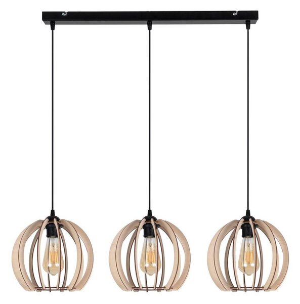 Lampadario su filo DORO 3xE27/60W/230V