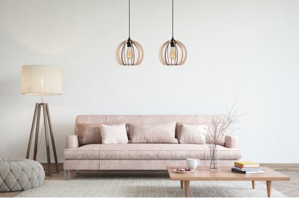Lampadario su filo DORO 2xE27/60W/230V