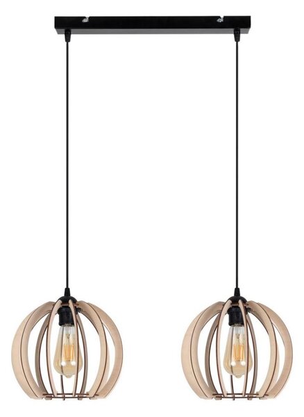 Lampadario su filo DORO 2xE27/60W/230V