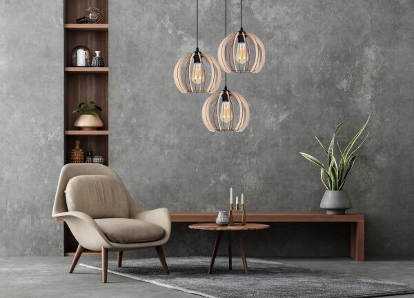Lampadario su filo DORO 3xE27/60W/230V