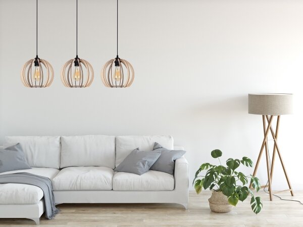 Lampadario su filo DORO 3xE27/60W/230V