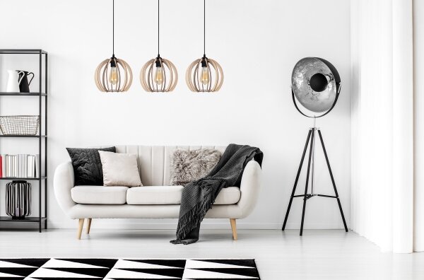 Lampadario su filo DORO 3xE27/60W/230V