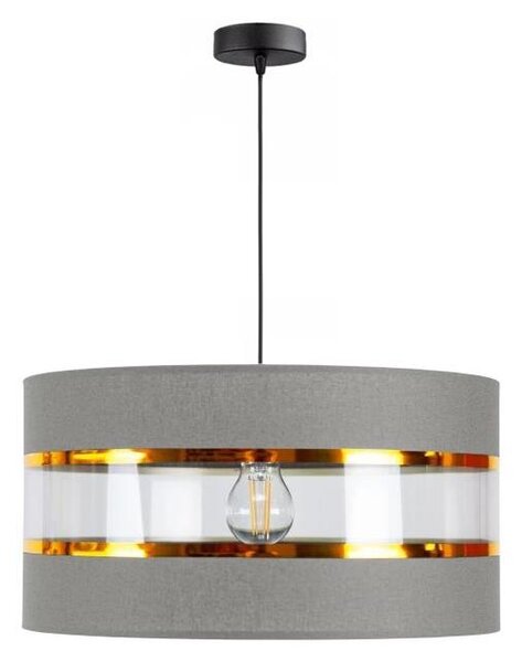 Lampadario a sospensione con filo LIND 1xE27/60W/230V grigio